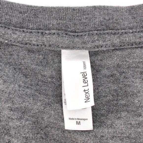 Grey/Gray Women's Cuervo Cinge "Get Stung" V-Neck T-Shirt/Tee - Size M - GUC - Picture 3 of 10